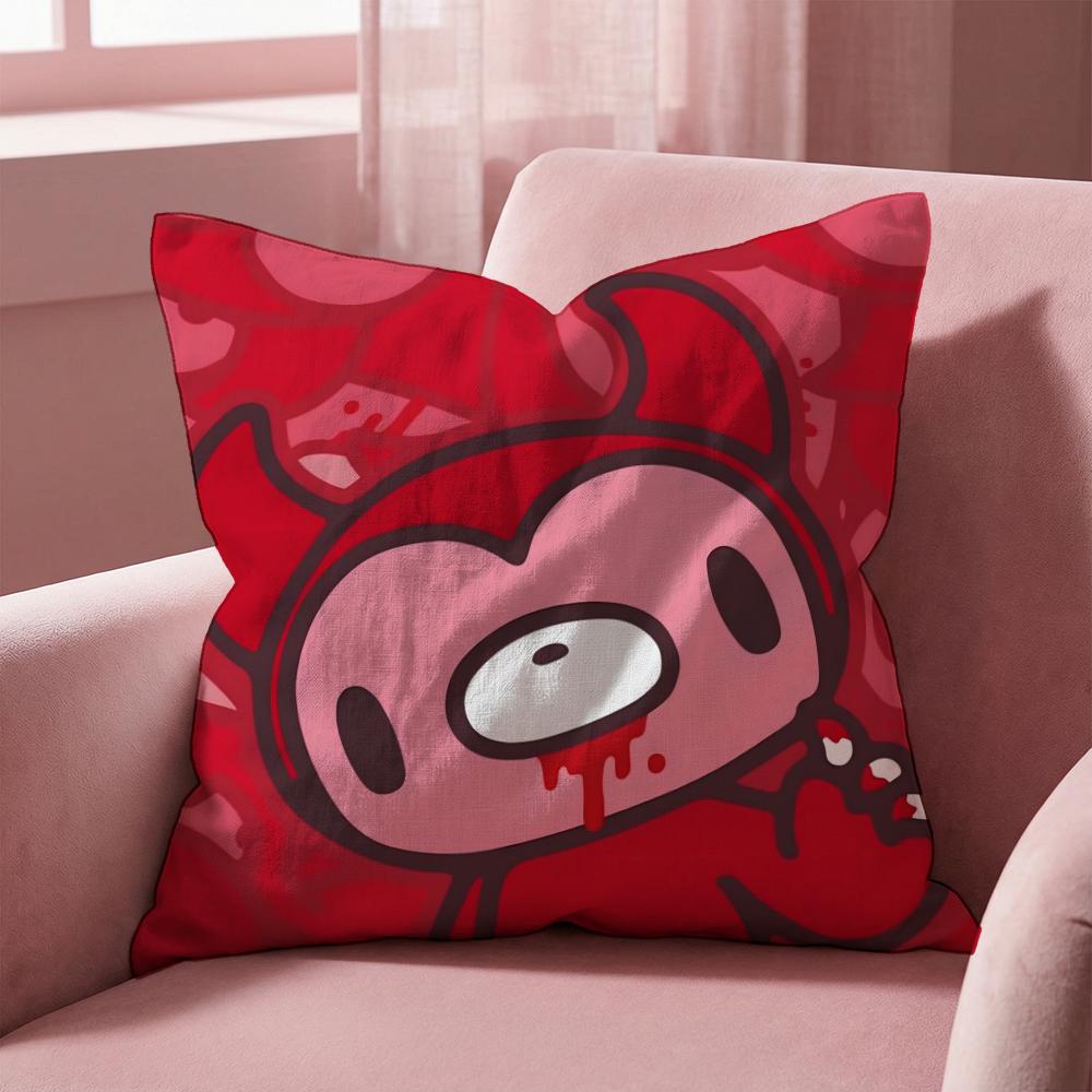 G-Gloomy Bear CARTOON Cushion Cover Multi-Scene Pillow Cover for Home & Car - Reversible, Soft & Durable for Daily Use