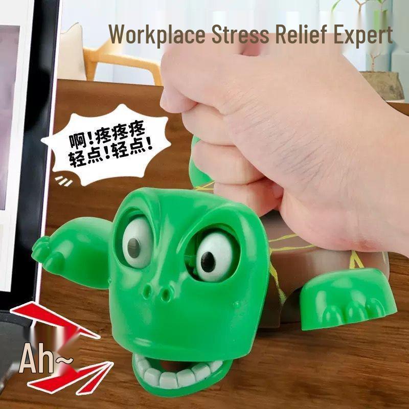 

Стиль Инфлюенсера Кричащая Черепаха Смешная Подставка под Стакан – Настольное Украшение-Снятие Стресса Подарок Light Green Turtle Coaster in OPP Bag