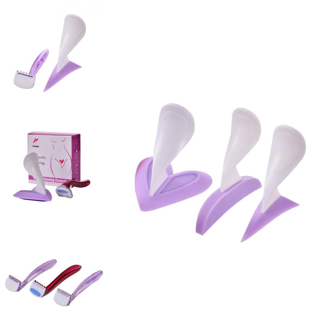 Versatile And Timeless Ladysecret Pubes Hair Razor With Heart-shaped And Triangular Designs
