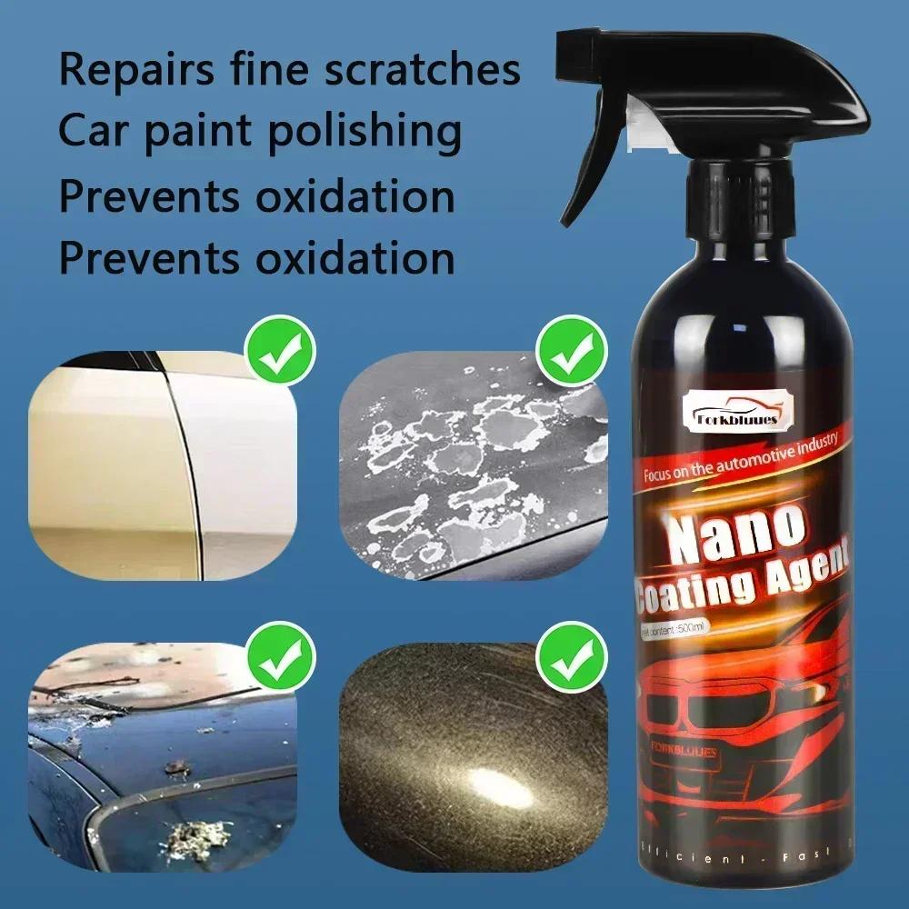 10H ceramică auto acoperire 500ML 9H nano lichid sticlă placată cristal hidrofob impermeabil lustruire vopsea duritate auto poloneză ceară