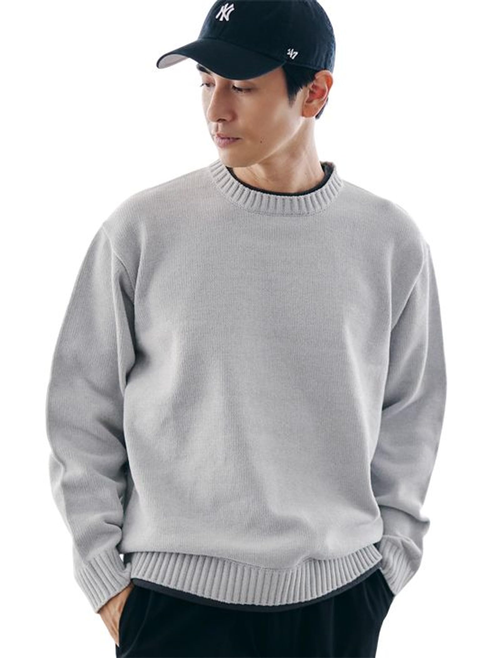 

Cohen Faux Layered Mall Knit 75306000002 1150 LT.GRAY(11) M