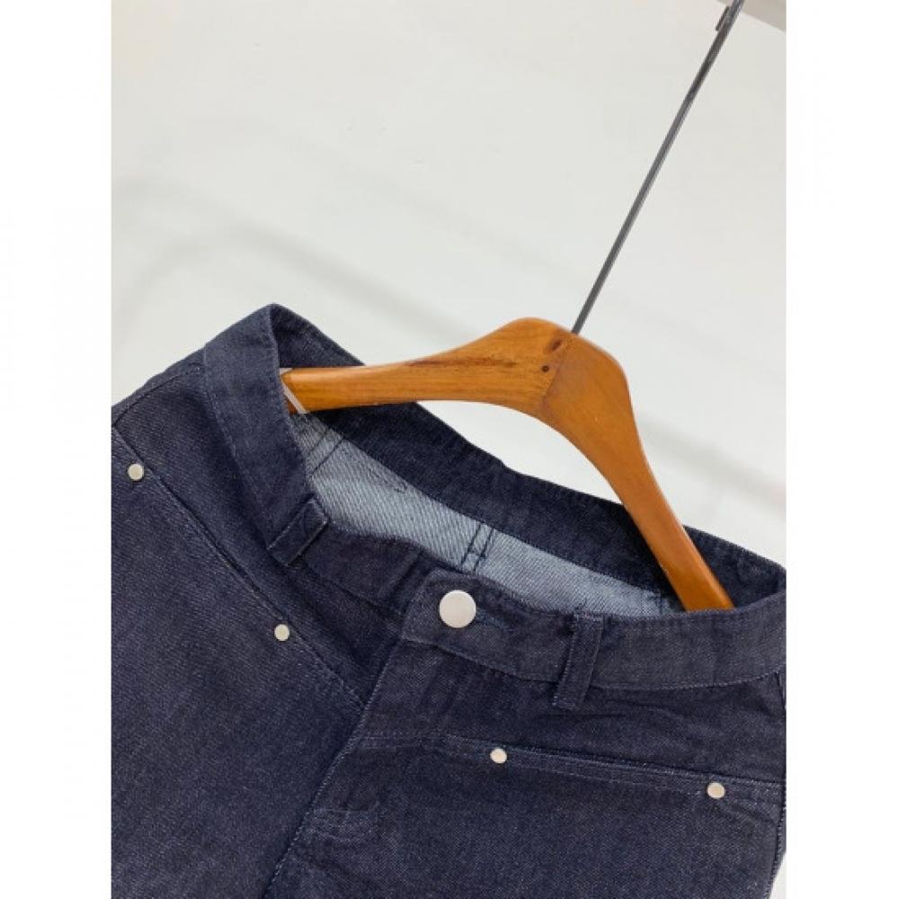 C S In The Room Non Fade Sl Cut 3 4 Denim ShortS 2Color Ykk Zipper