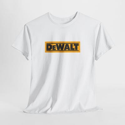 T-Shirt DeWalt – Maglietta in Cotone da Lavoro Unisex per Uomini, Donne o Appassionati di Attrezzi