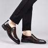 Hochwertige Krokodilmuster Herren Bequeme Schuhe Leder Herren Slipper Business Schuhe Klassische Allround Herren Loafer mit niedrigem Absatz