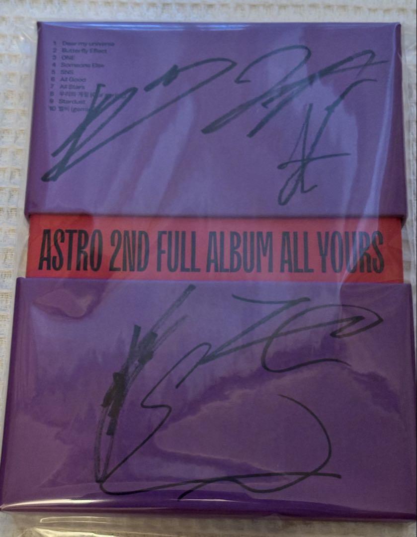 

[USED] ASTRO All YOURS autographed CD