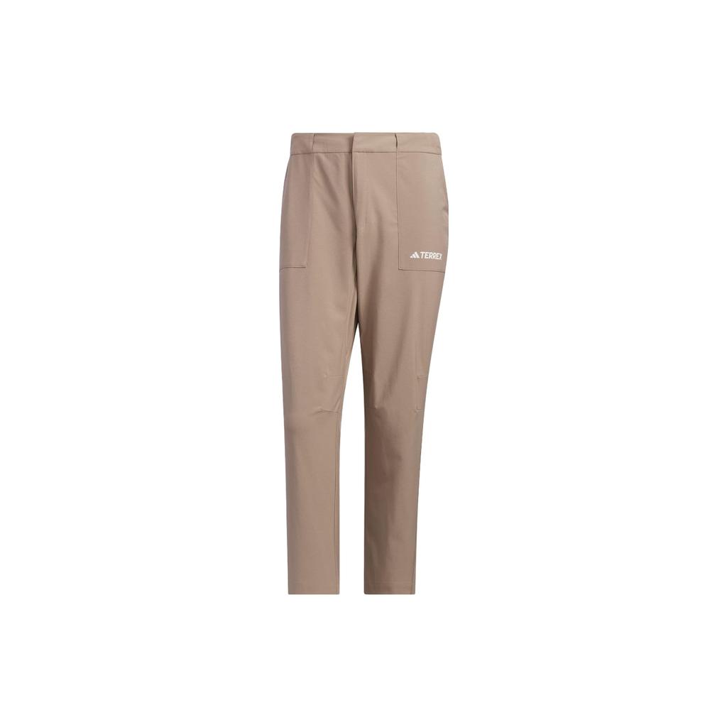 adidas Knitted Sweatpants Men's Pink Brown IL8904