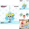The Powerpuff Girls Keychain Plush Toy With Flower Series For Collectors And Giftgiving