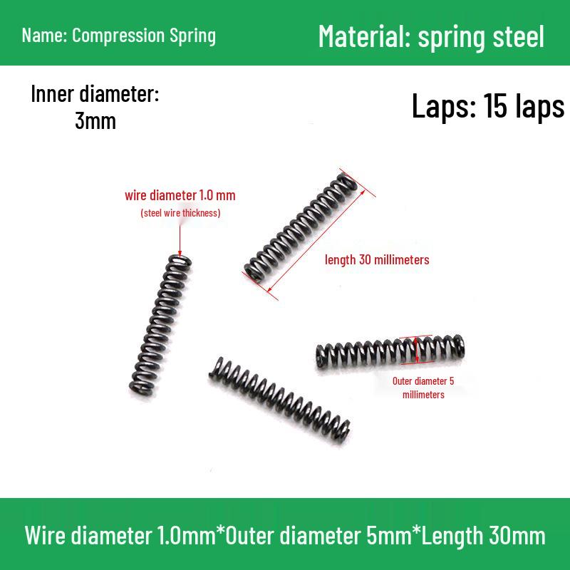 Heavy Duty Y-Type Compression Spring Shock Absorber, 1.0mm Wire Diameter, Outer Diameter 5-20mm.