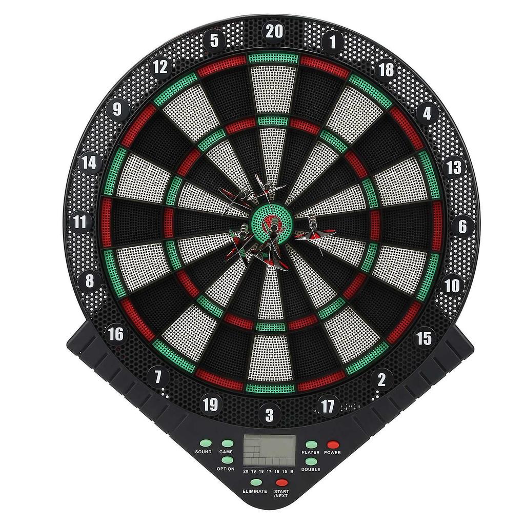 Electronic Dart Board Score Dart Plate Durable Plastic Dart Target Set Game Accessory