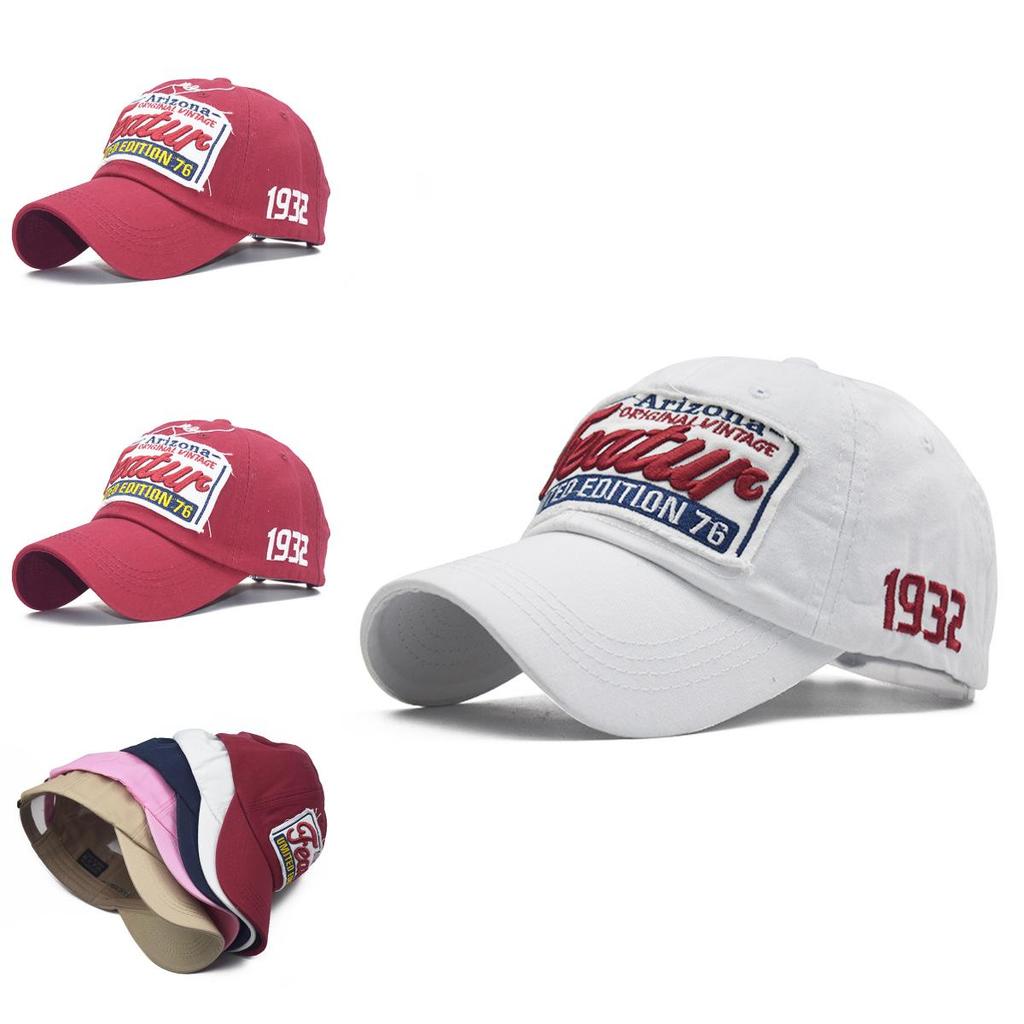 Premium Washed Cotton Baseball Hat With 3d Embroidered Letters