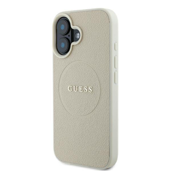 Guess Guhmp16Spghsmme Iphone 166.1 Beżowy/Beige Hardcase Grained Ring Magsafe