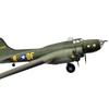 1/144 WWII US Army B-17 Bomber Alloy Model Ornament