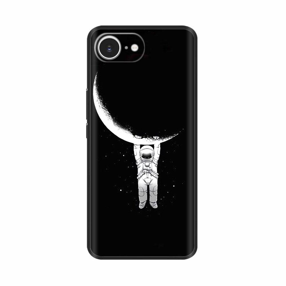 Luxus Silikon Hülle Für iPhone 16e SE 2025 Rückabdeckung auf Für Apple SE4 iPhone 16E A3409 Handy Hüllen Blumen Bemalte Hüllen Schale