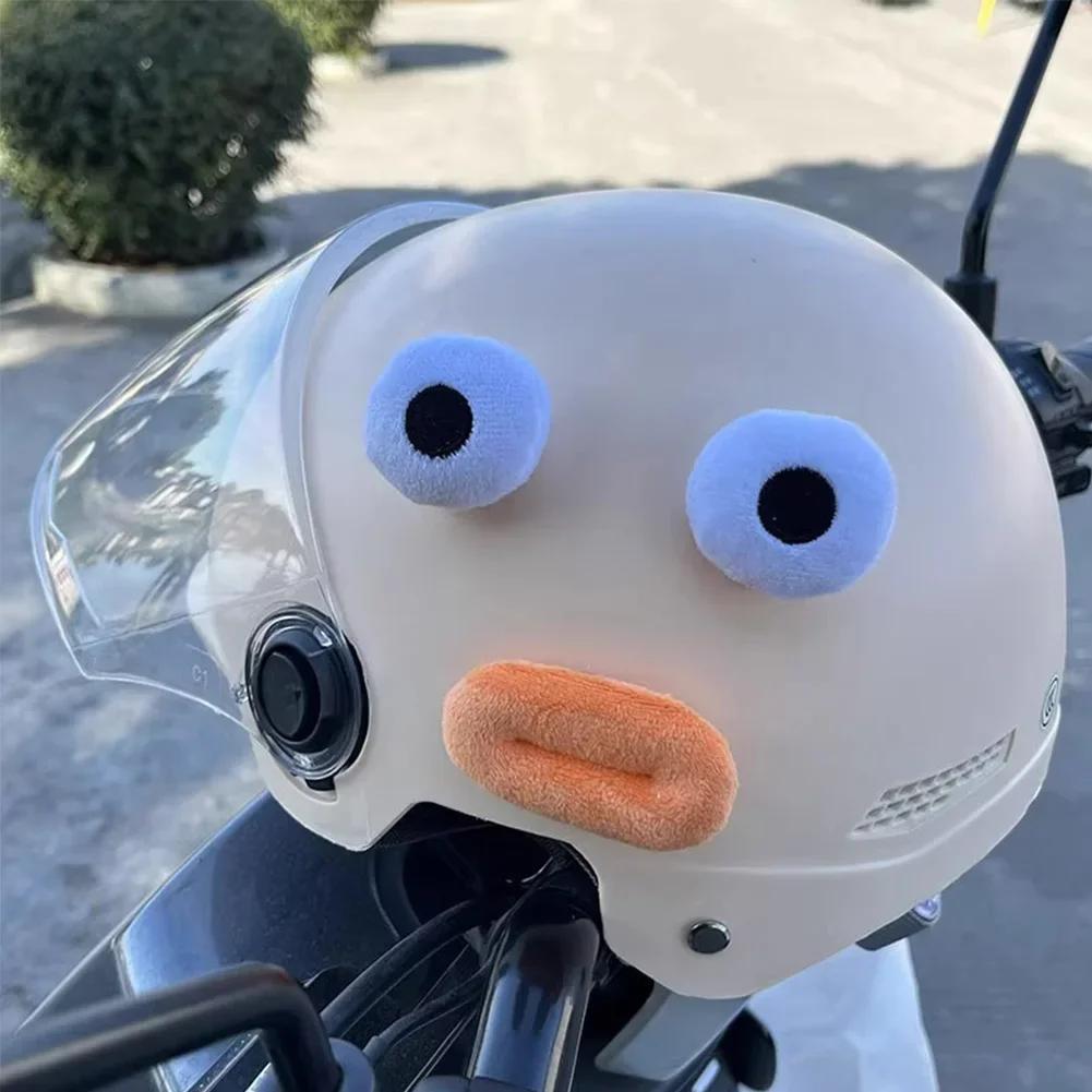 Decoration Casque Sausage Mouth Helmets Decoration Gadgets Cute Funny Electric Vehicles Motorcycle Helmet Equipment