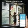 Tuya WIFI Security Door Sensor Breaking In Alarm Home Protection Anti-Theft 90DB Window Open Detector Google Alexa Voice Control