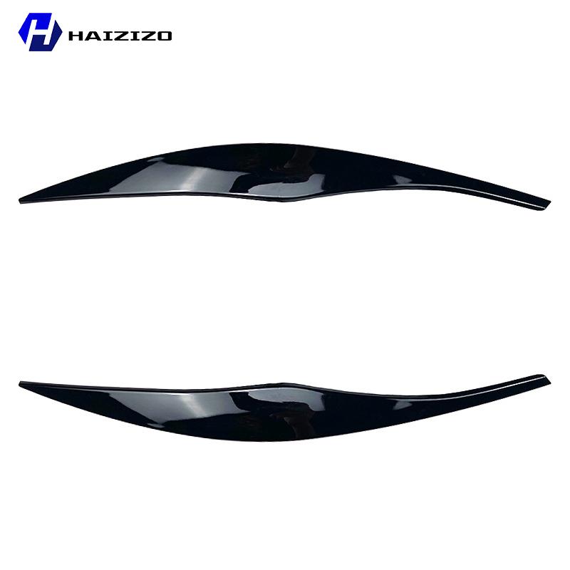 For BMW Series 3 E90 E91 320i 330i 2005-2012 Car Front Headlight Decoration Lamp Eyebrow Modified with Carbon Fiber Accessories