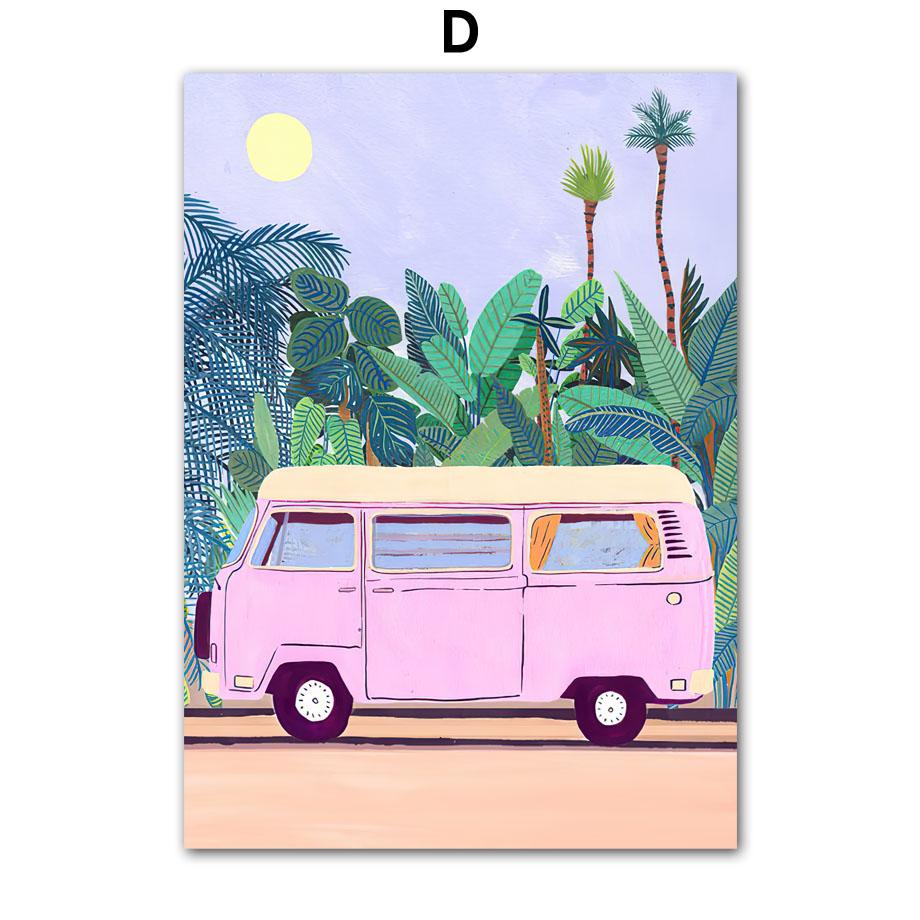 Reise Landschaft Wandkunst Kaffee Frau Lesen Pool Blatt Leinwand Malerei Poster Drucke Bilder Für Wohnen Innenraum Zimmer Dekor