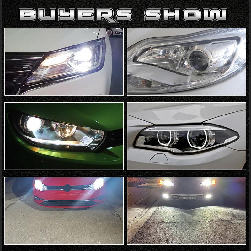 300W Bi LED Projector Lenses Headlight Car Lights 30000LM For Hella 3R G5 Lens High Low Beam Auto Lamp 3.0'' LED Laser Lens