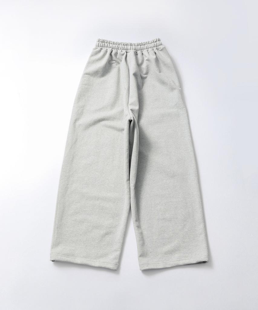 Ssieichisagongsa Wide Baggy Sweat Pants Gray