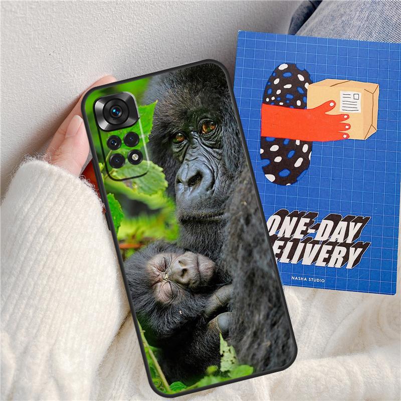 Monkey Gorilla Ape Baby Funda For Xiaomi Redmi 14C 10C 12C 13C Redmi Note 14 Pro 9 10 11 12 10S 11S 12S 13 Pro Case