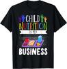 School Cafeteria Worker Lunch Lady Food Tray Child Nutrition Gift Unisex T-Shirt