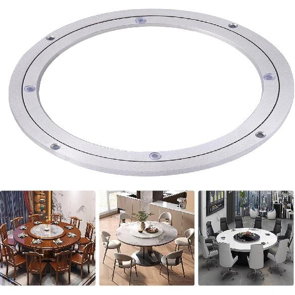 Aluminum Alloy Turntable Bearing 10" Heavy Duty Swivel Turntable Lazy Susan Rotating Bearing Turntable Round Dining Table Swivel Plate for