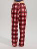 European and American Women's Plaid Print Casual Sleep Pants - Drawstring Loose Fit