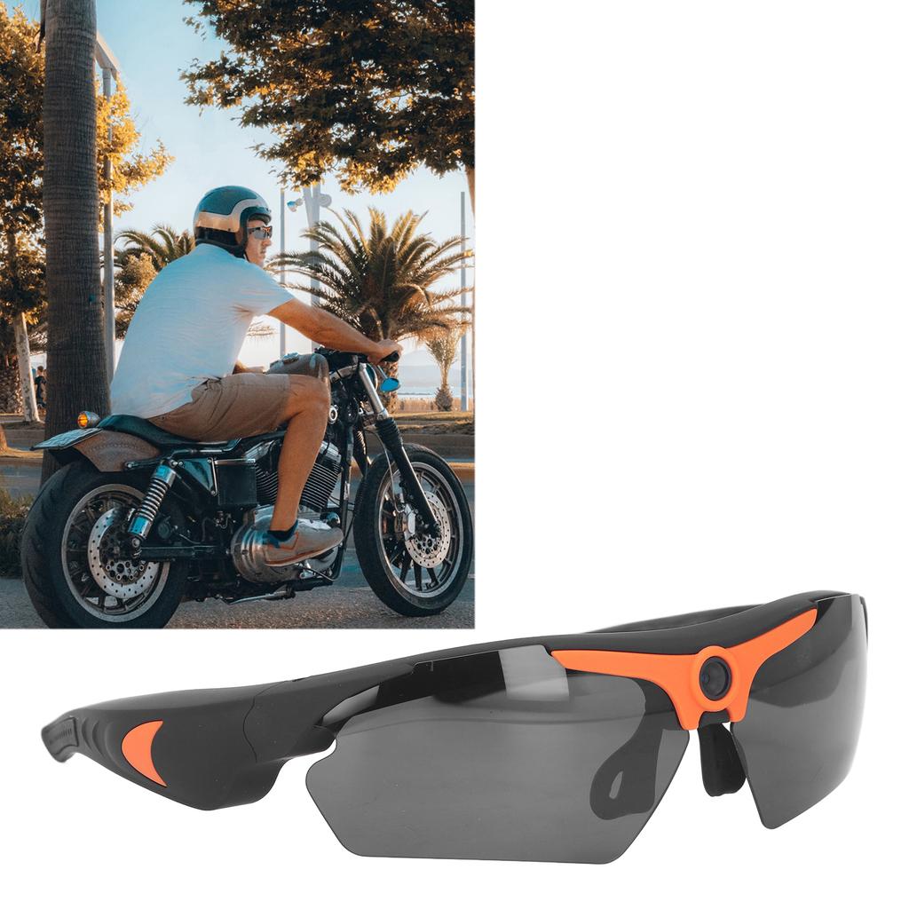 Camera Glasses Video Sunglasses 1080P Full HD Video Recording Shooting Camera Glasses for Cycling Driving Hiking Fishing Hunting