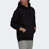 Adidas Originals Tref Rhinest Hd Embellished Logo Solid Color Sports Hoodie Men Black GN3648