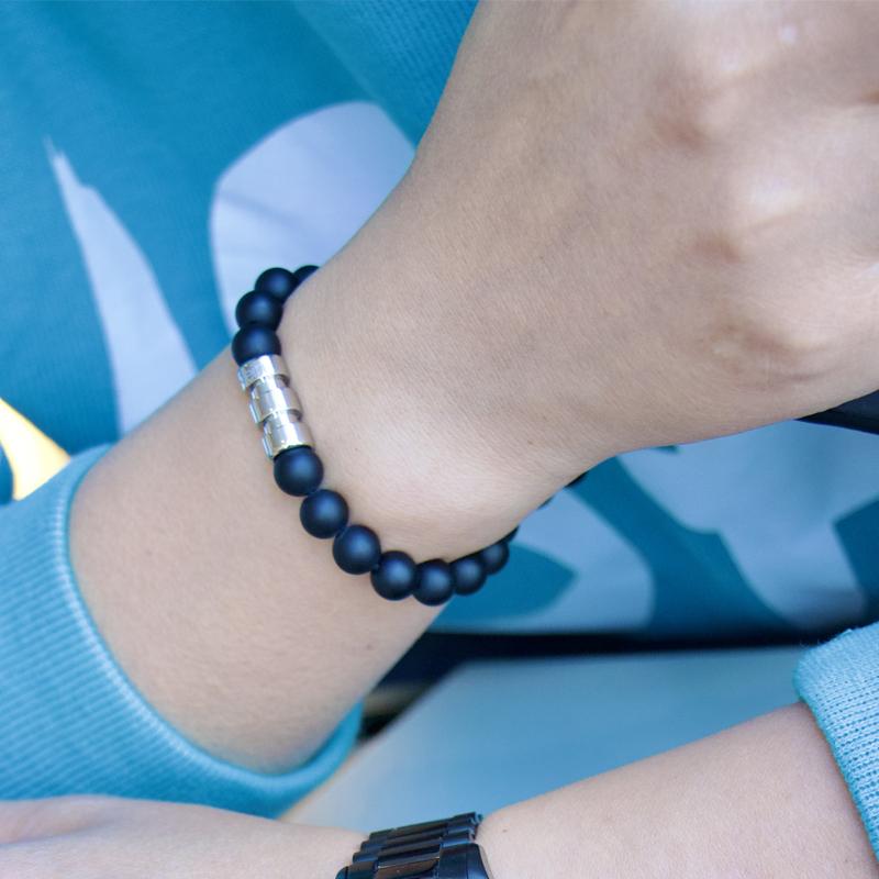 Calvin Klein Transfer Bead Series Titanium Steel Bracelet Men Bracelet 35000104