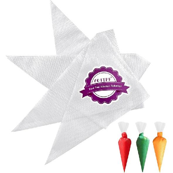 

Thickened 100pcs/set Disposable Pastry Bag Icing Piping Bag Cake Cupcake Decorating Bags (12inch Thickened) 100 Pack 12 Thickened