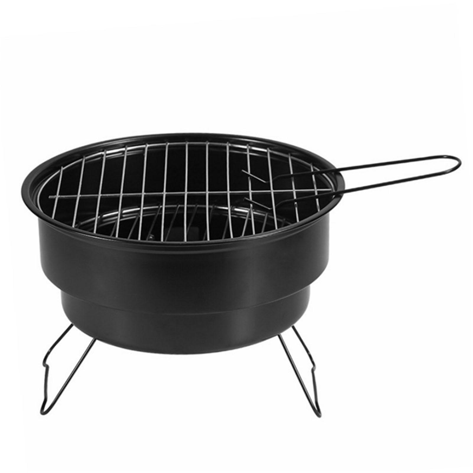 Charcoal Grill Versatile Deformation Proof Portable Outdoor Barbecue Grill for Camping Picnic