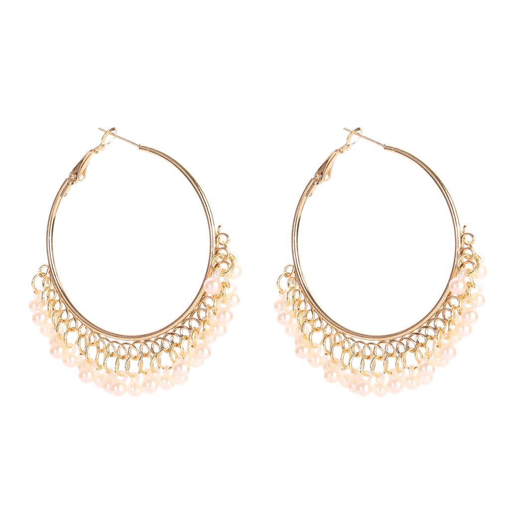 Indian Jhumka Zircon Vintage Bell Tassel Earring Boho Antique Ethnic copper Plated Drop Hanging Earrings For Women Pendientes