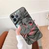 Pouzdro Case Pro Apple iPhone 14 11 13 7 12 Pro 7 XR XS Max 8 Plus 6 14Pro 13Mini Černé Měkké Telefonní Coque Anime Demon Slayer