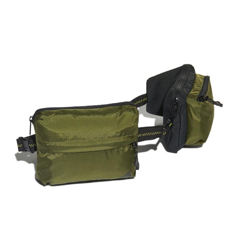 adidas Recycled Material Adjustable Belt Sports Fanny Pack Unisex Army Green Adidas GH7208