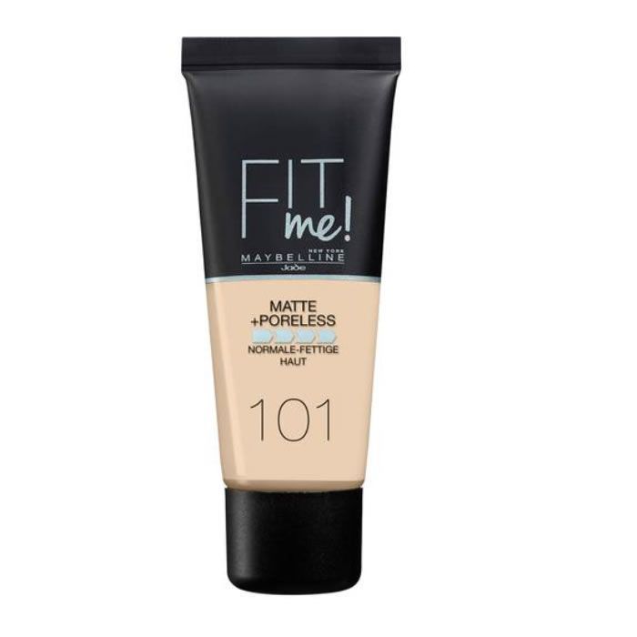 

Maybelline Fit Me Matte & Poreless Foundation 101 True Ivory 30ml