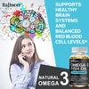 Triple Strength Omega‑3 Fish Oil 1250mg, 120 Softgels, EPA 690mg DHA 260mg Dietary Supplement