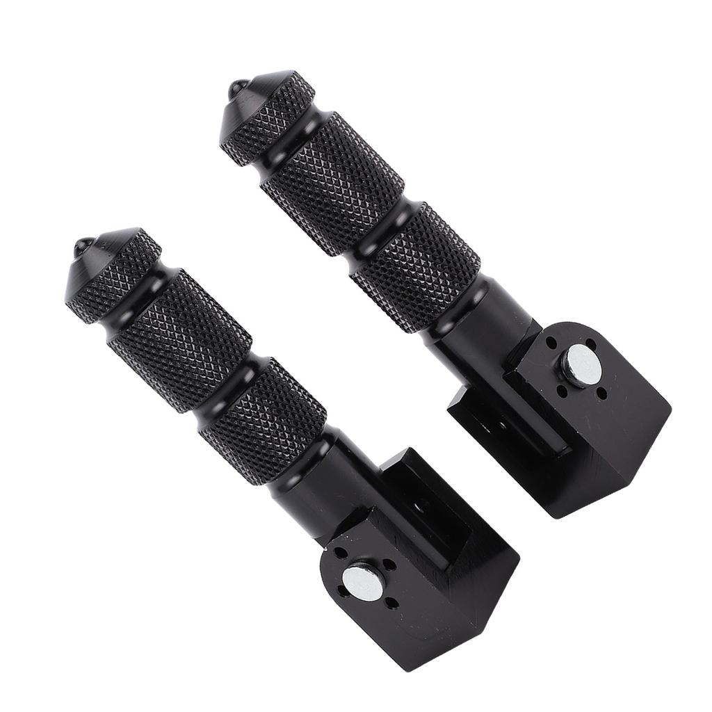 2Pcs Aluminum Pedals for Motorcycle Electric Car 8MM   90 Degree Folding Support Rod