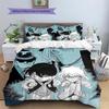 Detective Conan2 Pattern Bedding Quilt Set  Home Decoration  Gift (1 * duvet cover + 2 * pillowcase  without core)
