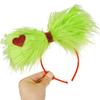 Festive Plush Hair Accessory For Christmas Costume Parties Lightweight Comfort Wear Hair Clip/Headband Accessories