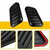 1 pair Black Car Hood Vent Scoop Cover Air Flow Intake For Ford Toyota Honda I