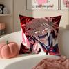 Popular HHimiko Toga My Hero Academia Cushion Cover Pillowcase Short Plush Invisible Zipper Room Sofa Cushion Cover