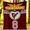 1pc Personalized Name B-Benfica Theme Blanket - Digital Print, Polyester, Cozy for All Seasons, Perfect for Outdoor, and Travel