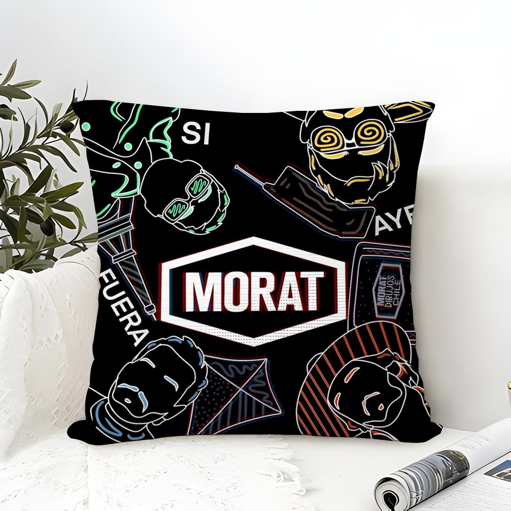 Rock Music M-Morat Band 4 Pillow Case Linen Pillow Case Sofa Home Decor Cushion Cover Cushion Cove