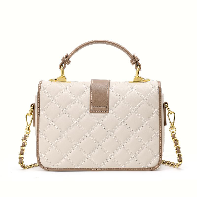 New Women's One Shoulder Crossbody Bag 2024 A High End and Beautiful Square Small Bag