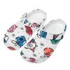 Fun Printed EVA Travel Clogs Unisex Water Friendly Flexible Travel Use Slip On Beach Garden Daily Walking Beach Sandals Home Use