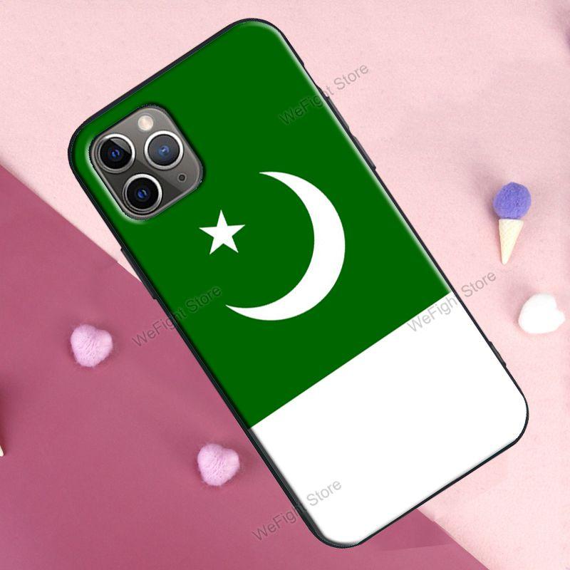 Etui z flagą Pakistanu na iPhone 12 13 mini 11 Pro Max XR X XS Max 6S 7 8 Plus SE 2020 Coque Funda Pokrowiec