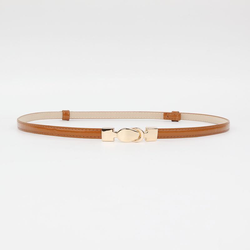 2024 Summer Korean Style Women's Adjustable Thin Leather Dress Belt