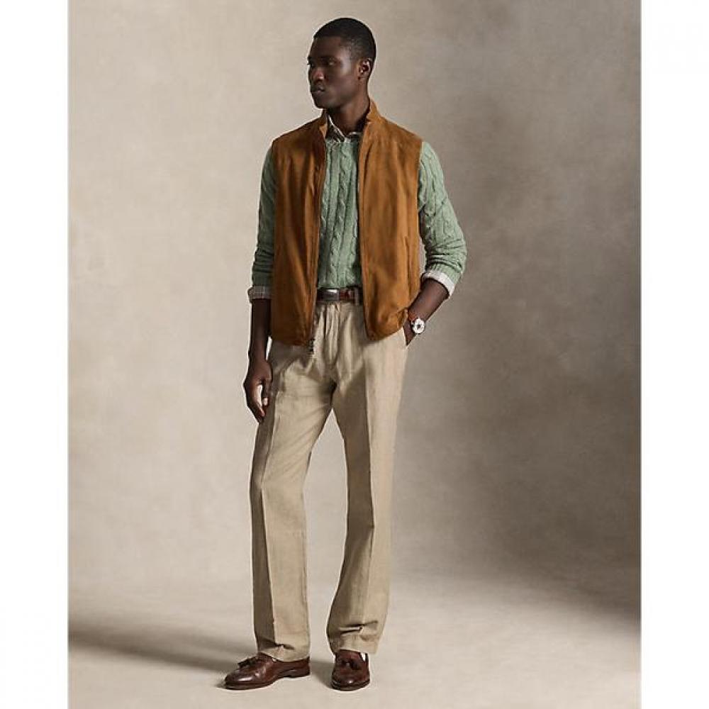Polo Ralph Lauren Men S Manhattan claSSic Fit Linen Cotton pantS Mnpopnt14g20835260 W32L32