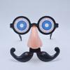 Funny Nose Glasses with Fake Mustache, Big Nose Glasses Eyeball Glasses with Nose and Mustache for Halloween Parties